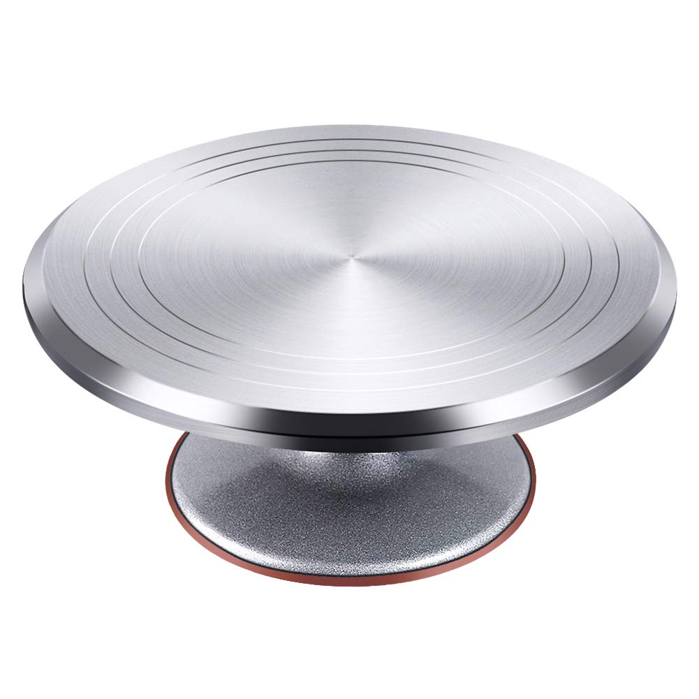 Cake Decorating Table Aluminum Alloy Rotating Turntable Metal Holder