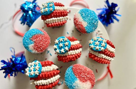 Kootek Easy Moist Chocolate Cupcakes for Independence Day