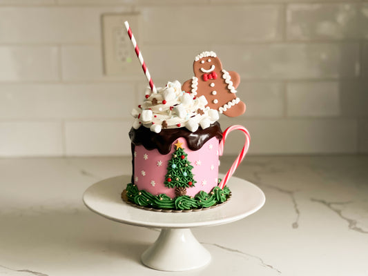 Kootek Chocolate Peppermint Mug of Hot Cocoa Cake