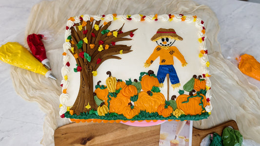 Kootek Pumpkin Patch Harvest Sheet Cake