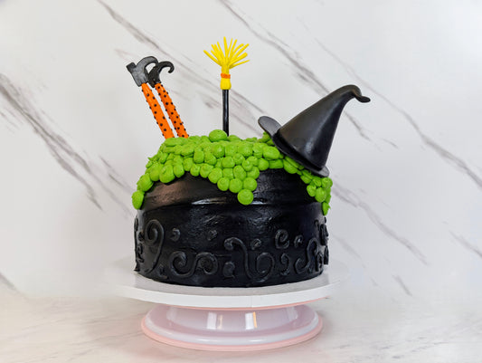 Kootek Witch Bubble Bath Cauldron Cake Tutorial