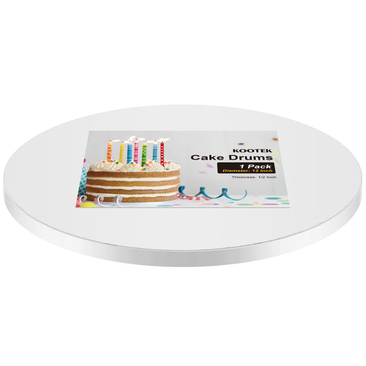 Kootek Cake Drums Boards 12 Inch, 1 Pack