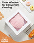Kootek 24pcs Cake Boxes with Window, 10 x 10 x 5 Inches Bakery Boxes Treat Cookie Dessert Boxes Pastry Box for Cake, Chocolate Covered Strawberries, Cupcakes, Donuts, Baked Goods