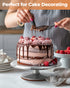 Kootek Aluminium Alloy Cake Decorating Turntable, 12 Inch Rotating Cake Stand, 22pcs Baking Supplies Tools with Icing Spatula, Cake Leveler, 3 Icing Smoother, 12 Icing Piping Tips, 2 Pastry Bag