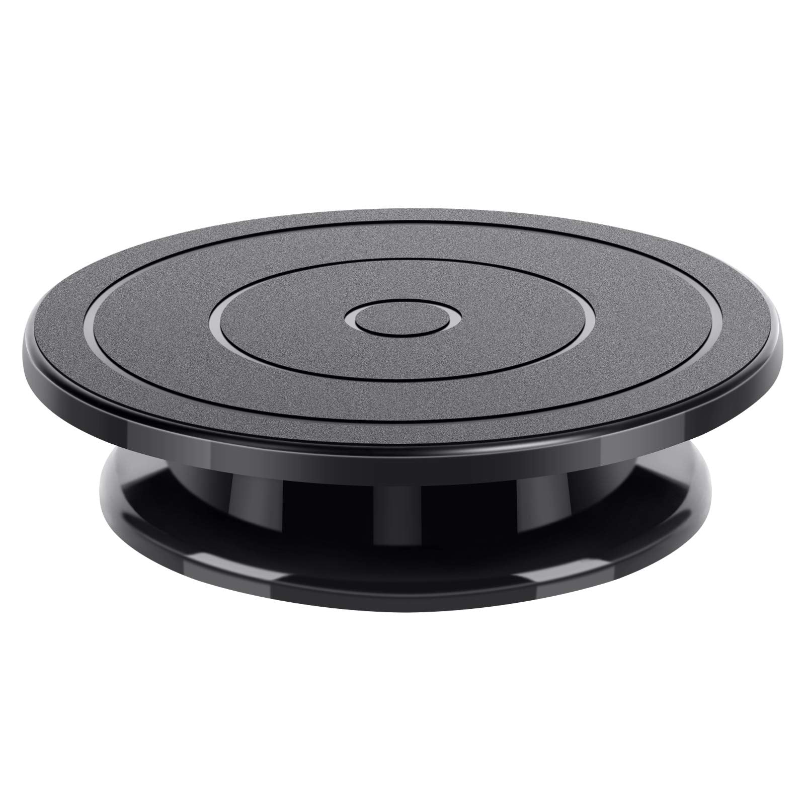 Kootek Rotate Turntable Revolving Black Turn Table Lightweight Cake St
