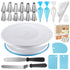 Kootek 71PCs Cake Decorating Kit, Baking Supplies Tools - Includes Cake Stand Turntable, 12 Icing Piping Tips Set, 2 Frosting Spatulas, 3 Scrapers, 50+2 Piping Bags, Coupler, Video Tutorial, Booklet