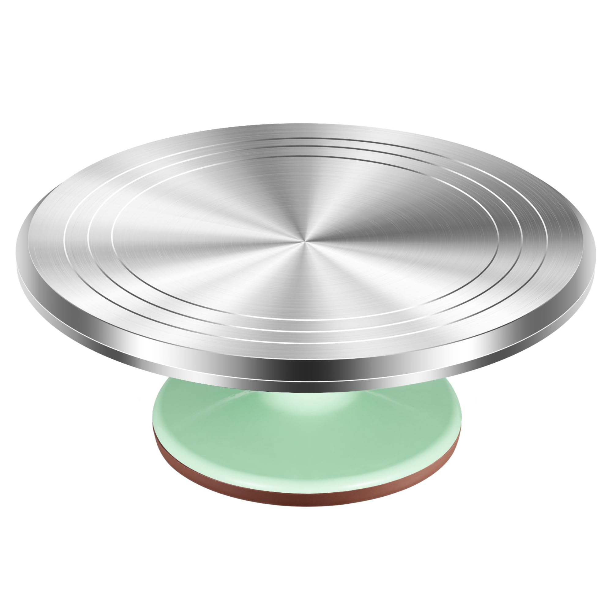 Kootek Aluminium Alloy Revolving Cake Stand 12 Inch Rotating Cake Turntable for Cake, Cupcake Decorating Supplies