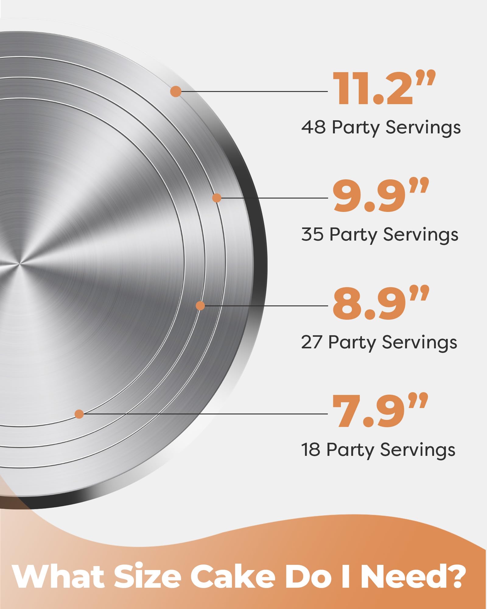 Kootek Aluminium Alloy Revolving Cake Stand 12 Inch Rotating Cake Turntable for Cake, Cupcake Decorating Supplies for Mother's Day