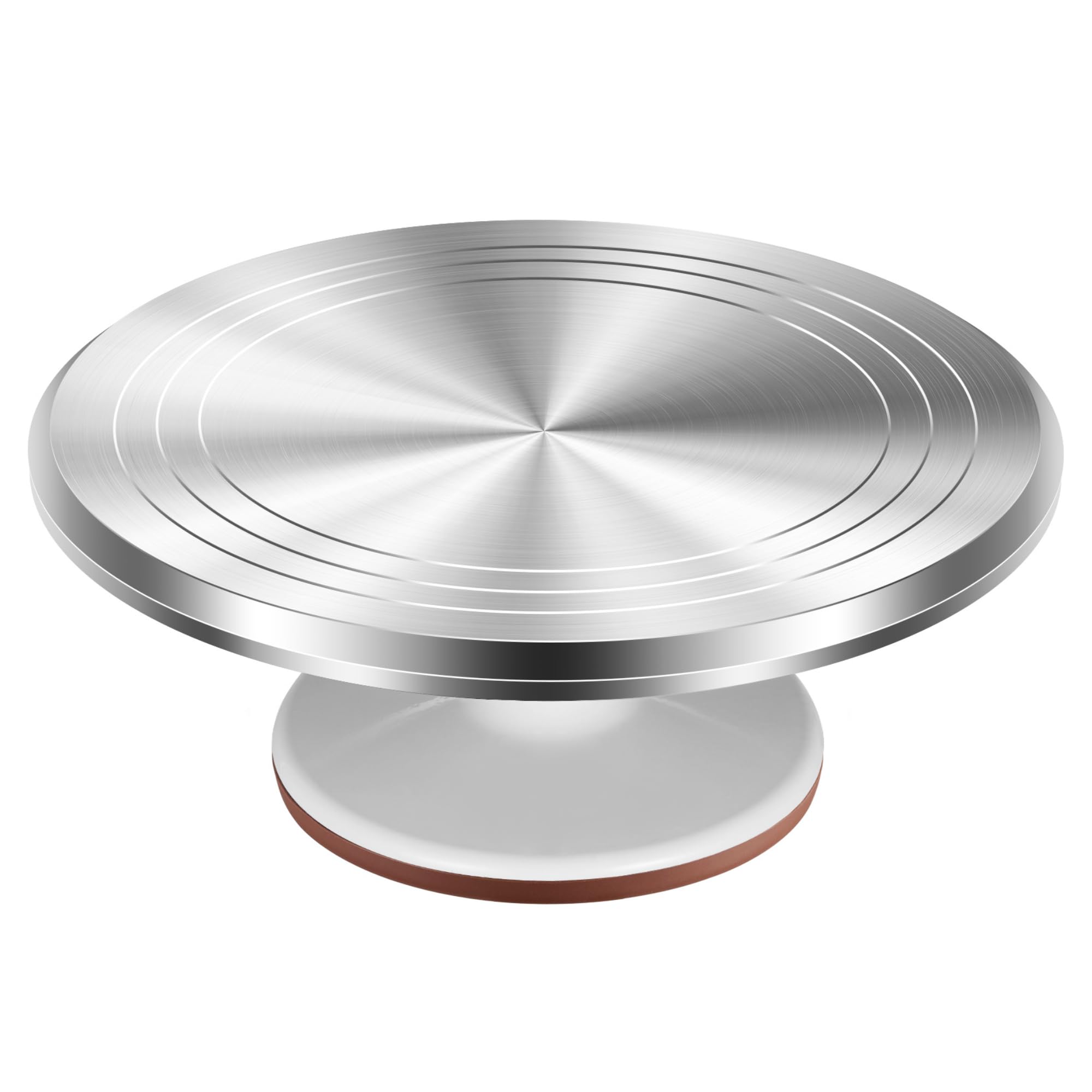 Kootek Aluminium Alloy Revolving Cake Stand 12 Inch Rotating Cake Turntable for Cake, Cupcake Decorating Supplies