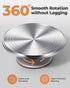 Kootek Aluminium Cake Turntable Set, Baking Tools with Revolving 12" Cake Stand for Decorating, 12.7" Offset Spatula, 3 Stainless Steel Frosting Icing Smoother, Cake Serve Cake Decorating Kit Supplies