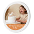 Kootek Cake Boards 14 Inch Round, 1/2 Inch Thick Cake Drum, Sturdy Corrugated Cardboard Base, Base para Pastel, White, 1 Pack