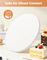 Kootek Cake Boards 14 Inch Round, 1/2 Inch Thick Cake Drum, Sturdy Corrugated Cardboard Base, Base para Pastel, White, 1 Pack
