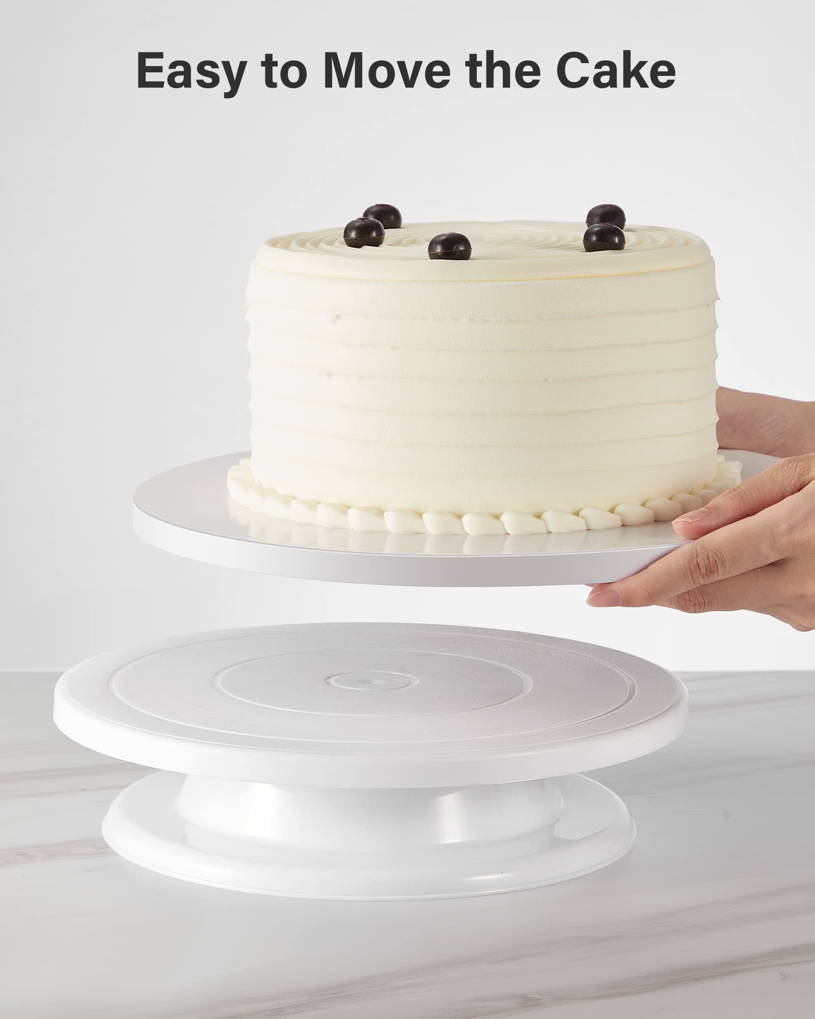 Kootek Cake Boards Drum Inch Round, 1/2