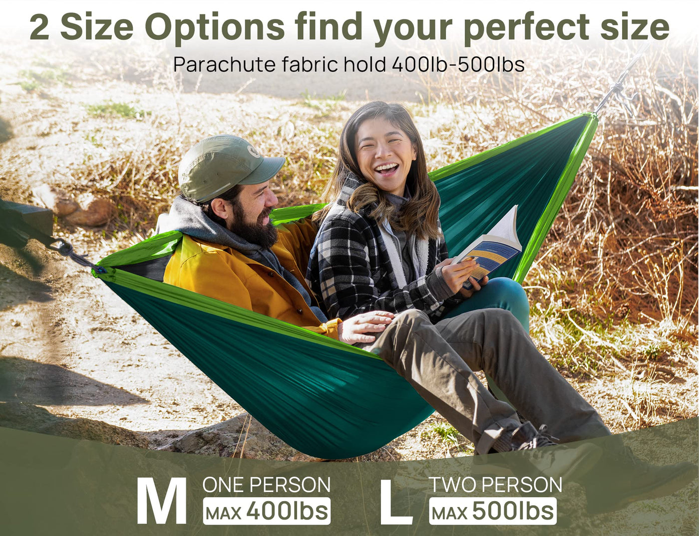 Kootek camping hammock portable indoor outdoor tree hammock with 2 hanging strap Clearance