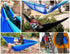 Kootek Camping Hammock Portable Indoor Outdoor Tree Hammock with 2 Hanging Straps, Lightweight Nylon Parachute Hammocks for Backpacking, Travel, Beach, Backyard, Hiking