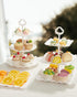 Kootek Dessert Cupcake Stand, 10pcs Dessert Table Display Set, 3 Tiered Cup Cake Holder Tower Stand Riser& Cookie Serving Trays for Wedding, Tea Party, Birthday, Baby Shower