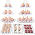 Kootek Dessert Cupcake Stand, 5pcs Dessert Table Display Set, 3 Tiered Cup Cake Holder Tower Stand Riser& Cookie Serving Trays for Wedding, Tea Party, Birthday, Baby Shower
