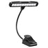 Kootek Music Stand Light, Eye Caring Clip-on Piano Lamp, 360° Flexible Gooseneck Adjustable Brightness USB Rechargeable for Sheet, Book Reading, Orchestra, Podium, Easel