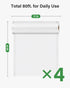 Kootek Vacuum Sealer Bags, 4 Rolls 11"x20' (Total 80 feet), Commercial Grade, BPA Free Food Vac Bags Rolls for Storage, Meal Prep or Sous Vide