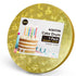 Kootek Cake Boards Drum 12 Inch Round, 1/2" Thick Decorating Supplies, Gold Sturdy Corrugated Cardboard Base, Base para Pastel, 1 Pack