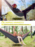 Kootek Camping Hammock Single Portable Hammocks with 2 Tree Straps, Lightweight Nylon Parachute Hammocks for Backpacking, Travel, Beach, Backyard, Patio, Hiking, Charcoal Grey & Rose