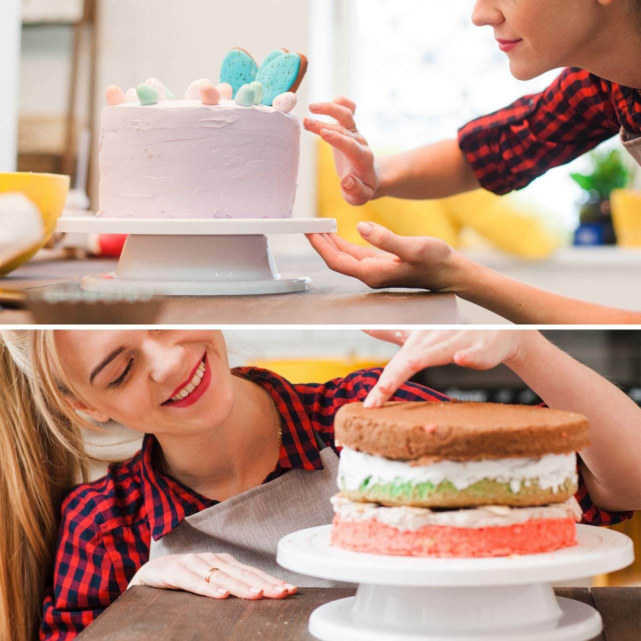 Kootek Cake Decorating Kits Supplies with Cake Turntable