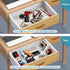 Kootek 28 Pcs Desk Drawer Organizer Tray with 4 Different Sizes, Customize Layout Storage Box Drawer Tray Dividers Organizers Versatile Storage Bins for Kitchen Bathroom Dresser Office